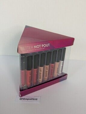 Lip Gloss 15pc Set Better Not Pout Assorted Colors New In Box